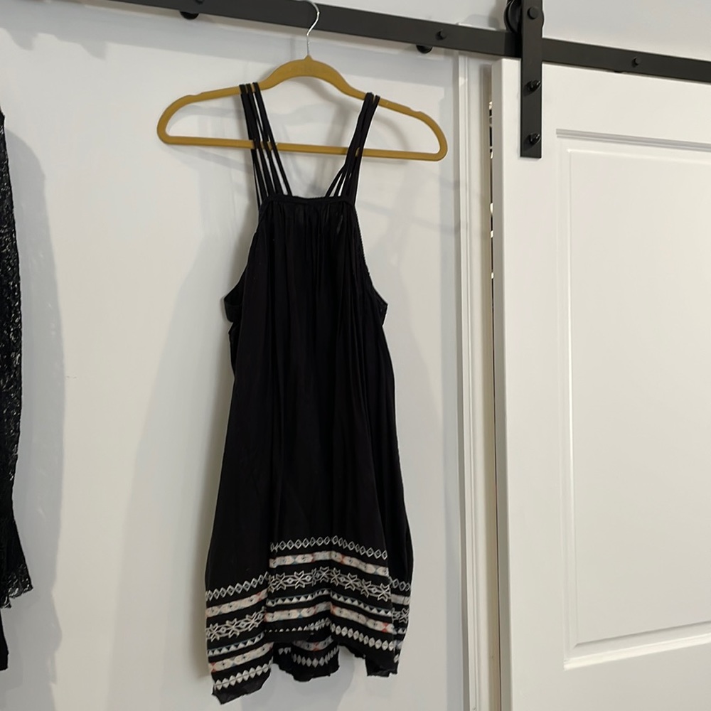 Free people black mini dress